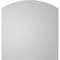 Ekena Millwork Arch Top Surface Mount PVC Gable Vent: Functional, w/ 3-1/2"W x 1"P Standard Frame, 38"W x 40"H GVPAR38X4001SF - alternate 5
